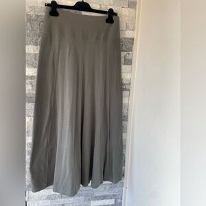 Women's INDIGENOUS Long Maxi Organic Cotton Skirt-Gray-Medium